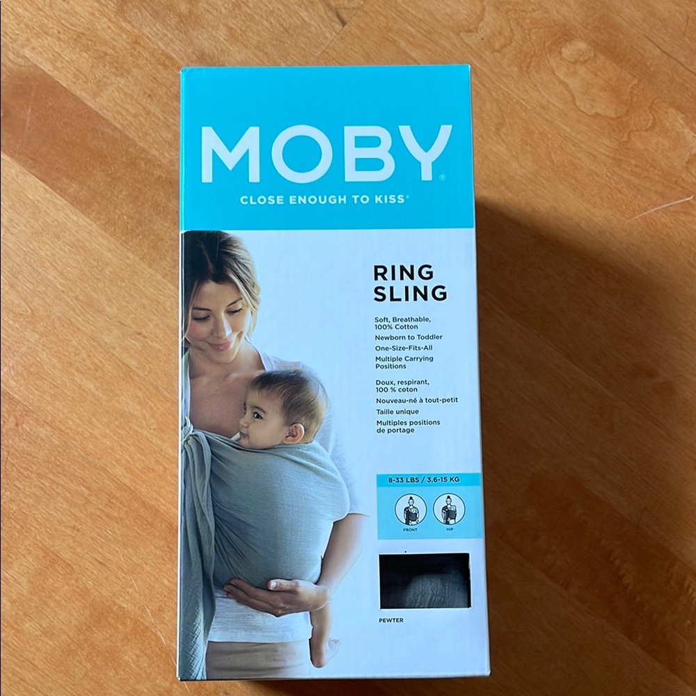 Moby Ring Sling in Pewter
